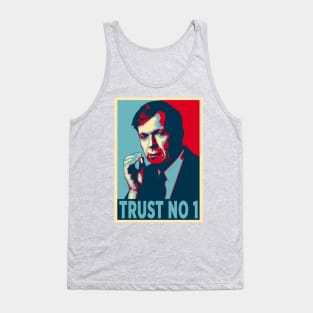 CIGARETTE SMOKING MAN TRUST NO 1 Tank Top